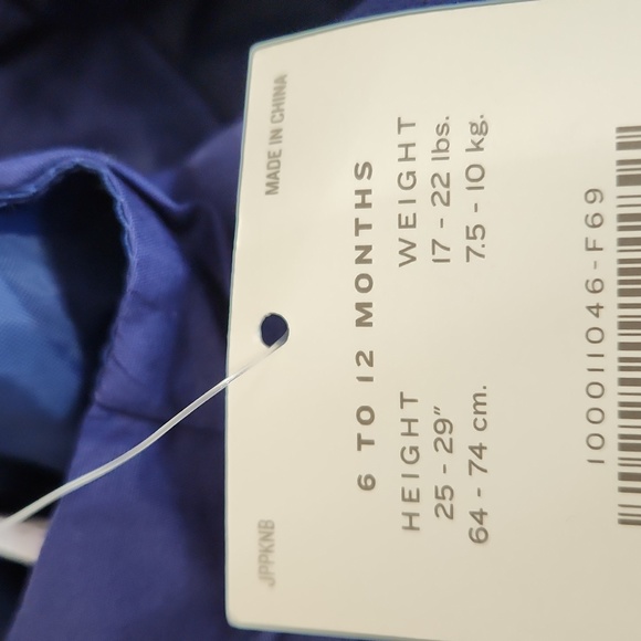 NWT Janie and Jack Blue Tulle Formal dress with diaper cover, 6 to 12 months - Picture 13 of 14